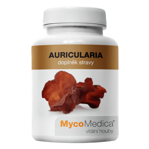 MycoMedica - Auricularia v optimální koncentraci, 90 rostlinných kapslí Doplněk stravy