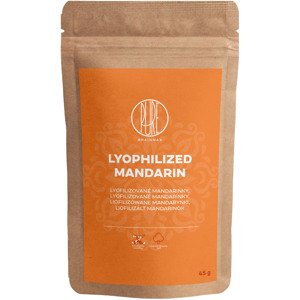 BrainMax Pure Lyofilizované mandarinky, 45 g Mrazem sušené kousky mandarinek