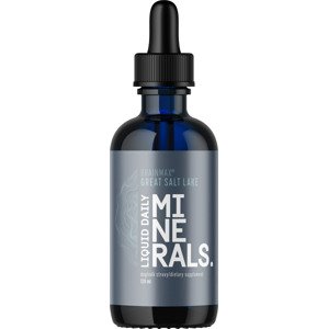 BrainMax Liquid Daily Minerals, Minerály v tekuté přírodní formě pro alkalizaci a remineralizaci, 120 ml 220 mg hořčíku + dalších 70 minerálů a stopových prvků, Pro doplnění hořčíku a proti překyselení organismu, doplněk stravy