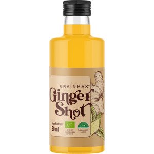 BrainMax Pure Ginger Shot, zázvorová štáva s kurkumou, BIO Objem: 50 ml Šťáva ze zázvoru s kurkumou, medem, kokosovou vodou a kampotským pepřem, *CZ-BIO-001 certifikát