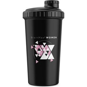 BrainMax Women plastový shaker (šejkr), 700 ml Barva: Černá