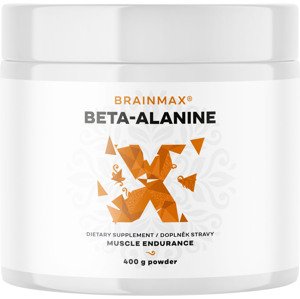 BrainMax Beta-alanine, Beta alanin, 400 g Aminokyselina, 266 dávek, doplněk stravy