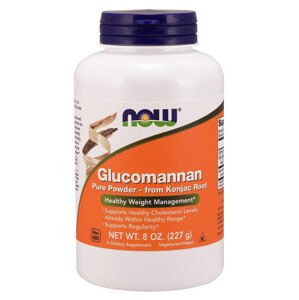 Now® Foods NOW Glucomannan z kořene Konjac, prášek, 227 g Doplněk stravy