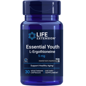 Life Extension Essential Youth, L-Ergothioneine, 30 rostlinných kapslí Doplněk stravy