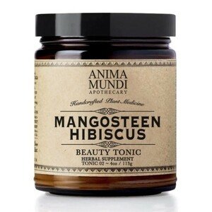 Anima Mundi Mangosteen Hibiscus, Mangostan Ibišek prášek, 113 g Doplněk stravy