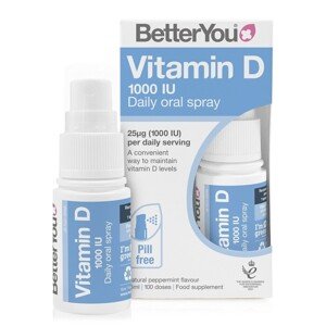 BetterYou Vitamin D1000, ústní sprej, 15 ml Doplněk stravy