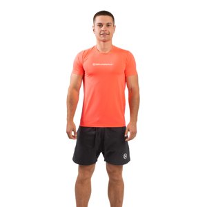 BrainMax pánské funkční triko, oranžové Velikost: L Maximální pohodlí a výkon při každém tréninku.
