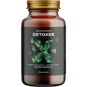 BrainMax Detoxer, Podpora pročištění organismu a střev, 90 g doplněk stravy, 20 dávek