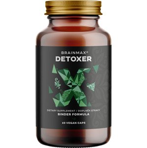 BrainMax Detoxer, 1620 mg, 90 rostlinných kapslí doplněk stravy, 30 dávek