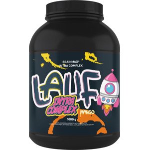 BrainMax LAUF Intra Complex, Mango, 1000 g Iontový nápoj se sacharidy a EAA pro lepší výkonnost, hydrataci a regeneraci, doplněk stravy