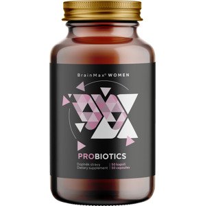 BrainMax Women Probiotics, Probiotika Pro Ženy, 50 enterosolventních kapslí 31 miliard speciálních kultur pro zdraví žen, optimalizace vaginálního a střevního mikrobiomu, doplněk stravy