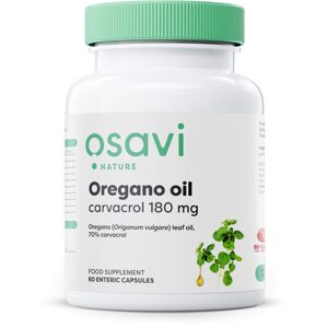 Osavi Oregano Oil Carvacrol, oregánový olej, 180 mg, 60 enterosolventních kapslí Doplněk stravy
