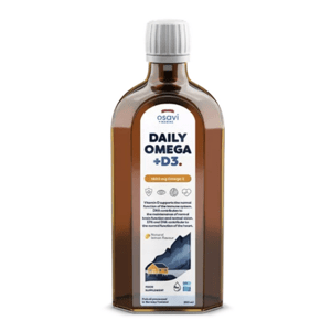 Osavi Daily Omega 3, omega 3 1600 mg + vitamín D3, citronová příchuť, 250 ml Doplněk stravy