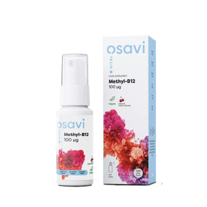 Osavi Methyl-B12 Oral Spray, Vitamín B12 ústní sprej, třešeň, 100 mcg, 25 ml Doplněk stravy