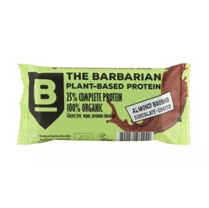 The Barbarian Proteinová Tyčinka Organic Chocolate Coated Almond & Baobab, 68 g Protein Bar