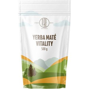 BrainMax Pure BrainMax Yerba Maté Vitality, 500 g Směs brazilské yerby obohacená o plody camu camu a macu pro vitalitu a energii