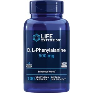 Life Extension Life Extension, D, L-Phenylalanine, 500 mg, 100 vegan kapslí Doplněk stravy