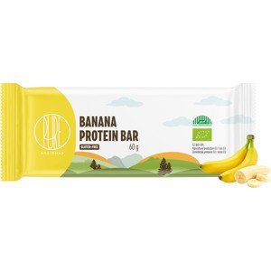 BrainMax Pure Protein Bar, Proteinová tyčinka, Banán, BIO, 60 g *CZ-BIO-001 certifikát