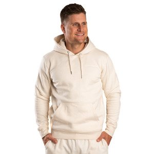 BrainMax unisex béžová mikina s kapucí, BIO bavlna Velikost: XL Mikina z organické bavlny pro muže i ženy