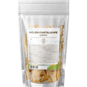 BrainMax Pure Lyophilized Melon Cantaloupe, Lyofilizovaný meloun cantaloupe, 45 g Mrazem sušené kousky sladkého melounu