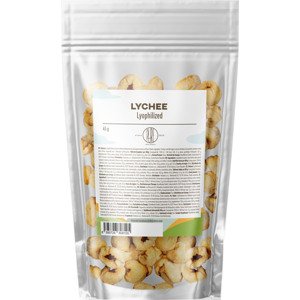 BrainMax Pure Lyophilized Lychee, Lyofilizované liči, 45 g Mrazem sušené plody liči