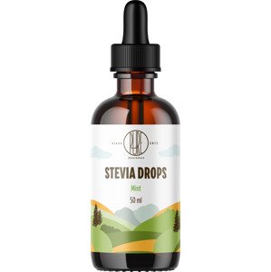 BrainMax Pure Stevia drops, Stévie kapky, různé druhy, 50 ml Příchuť: Máta Tekuté sladidlo s nulovým glykemickým indexem, bez kalorií, náhražka cukru
