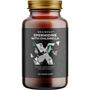 BrainMax Spermidine Chlorella 2,5 mg, 100 rostlinných kapslí doplněk stravy