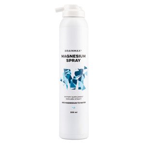 BrainMax Magnesium Spray, Magnesium ve spreji, 200 ml Hořčík v tekuté formě pro přidání do vody, 100 dávek, doplněk stravy