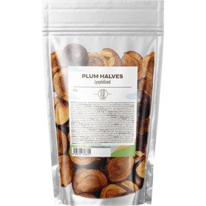 BrainMax Pure Lyofilizované švestky, půlky, 45 g Mrazem sušené švestky