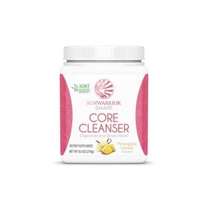 Sunwarrior Shape Core Cleanser, Trávicí směs, Ananas a Vanilka, 270 g Doplněk stravy