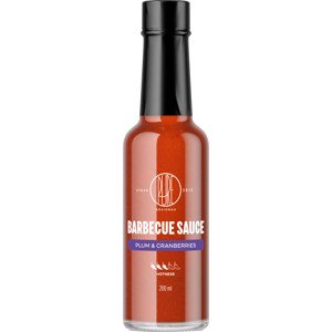 BrainMax Pure Barbecue sauce, Plum & Cranberries (barbecue omáčka, švestka a brusinky), 200 ml Jemně pálivá omáčka se švestkami a brusinkami