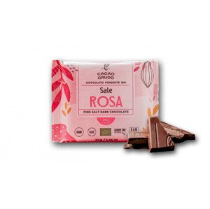 Cacao Crudo Raw Hořká čokoláda s Himalájskou solí a kakaovými boby, BIO, 30 g *IT-BIO-006 certifikát
