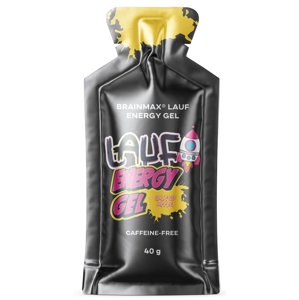 BrainMax LAUF Energy Gel Příchuť: Slané jablko bez kofeinu 40 g Sacharidy a elektrolyty pro okamžitou a dlouhotrvající podporu, doplněk stravy