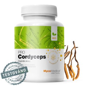 MycoMedica - Cordyceps PRO, 90 rostlinných kapslí Doplněk stravy