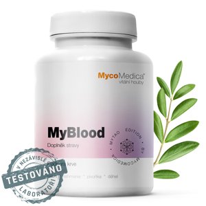 MycoMedica - MyBlood, podpora krve, 90 rostlinných kapslí Doplněk stravy