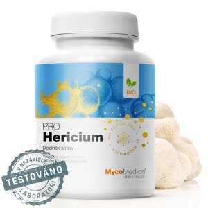 MycoMedica - Hericium PRO, 90 rostlinných kapslí Doplněk stravy