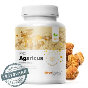 MycoMedica - Agaricus PRO, 90 rostlinných kapslí Doplněk stravy