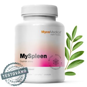 MycoMedica - MySpleen, podpora sleziny, 90 rostlinných kapslí Doplněk stravy