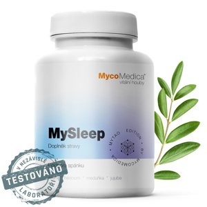 MycoMedica - MySleep, podpora spánku, 90 rostlinných kapslí Doplněk stravy