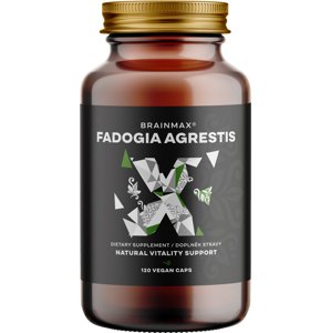 BrainMax Fadogia Agrestis 10:1, 500 mg, 120 kapslí Jeden z nejsilnějších extraktů na trhu pro maximální účinek, doplněk stravy