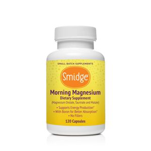 Smidge Morning Magnesium, 3 druhy hořčíku, 120 rostlinných kapslí Doplněk stravy