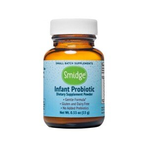 Smidge Infant Probiotic, probiotika pro kojence v prášku, 15 g Doplněk stravy