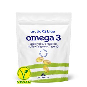 Arctic Blue Vegan Omega 3 Algae, 250 mg DHA, 60 kapslí Doplněk stravy