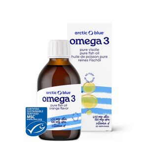 Arctic Blue Omega 3, 450 mg DHA, 380 mg EPA, Vitamin D 400 IU, 150 ml Doplněk stravy