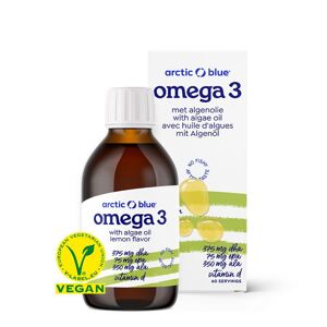 Arctic Blue Vegan Omega 3-6-9 Algae, konopný olej + olej z mořské řasy + vitamín D 400 IU, 150 ml Doplněk stravy