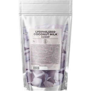BrainMax Pure Lyophilized Coconut Milk Blueberry, Lyofilizované kokosové mléko, borůvka, 90 g Kostičky z kokosového mléka ochucené lyofilizovanými borůvkami