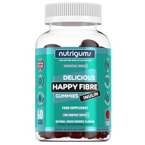 Nutrigums Happy Fibre Inulin, prebiotika, 60 želé bonbónů Doplněk stravy