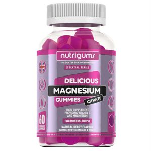 Nutrigums Magnesium Citrate, hořčík citrát, 60 želé bonbónů Doplněk stravy