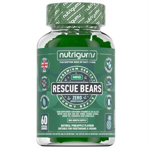 Nutrigums Rescue Bears, podpora při stresu, 60 želé bonbónů Doplněk stravy