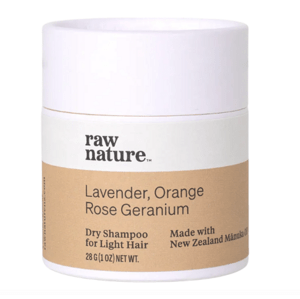 Raw Nature Dry Shampoo For Light Hair, Suchý šampón pro světlé vlasy, 28 g